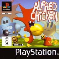Alfred Chicken PAL Playstation PAL box art